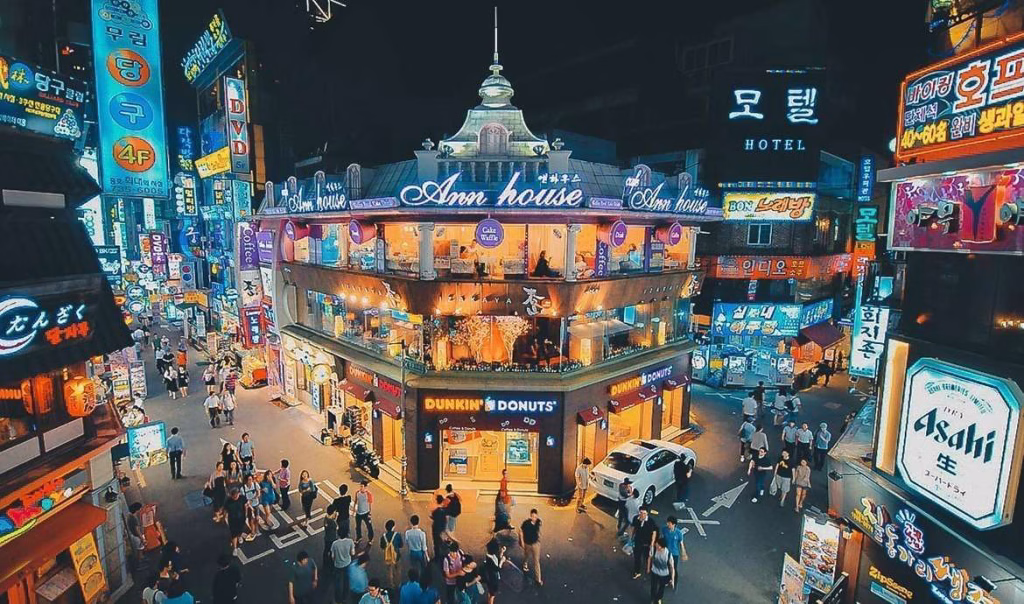 Hongdae ve Itaewon